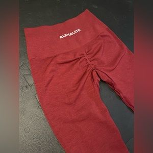 Alphalete Amplify Leggings - Bordeaux